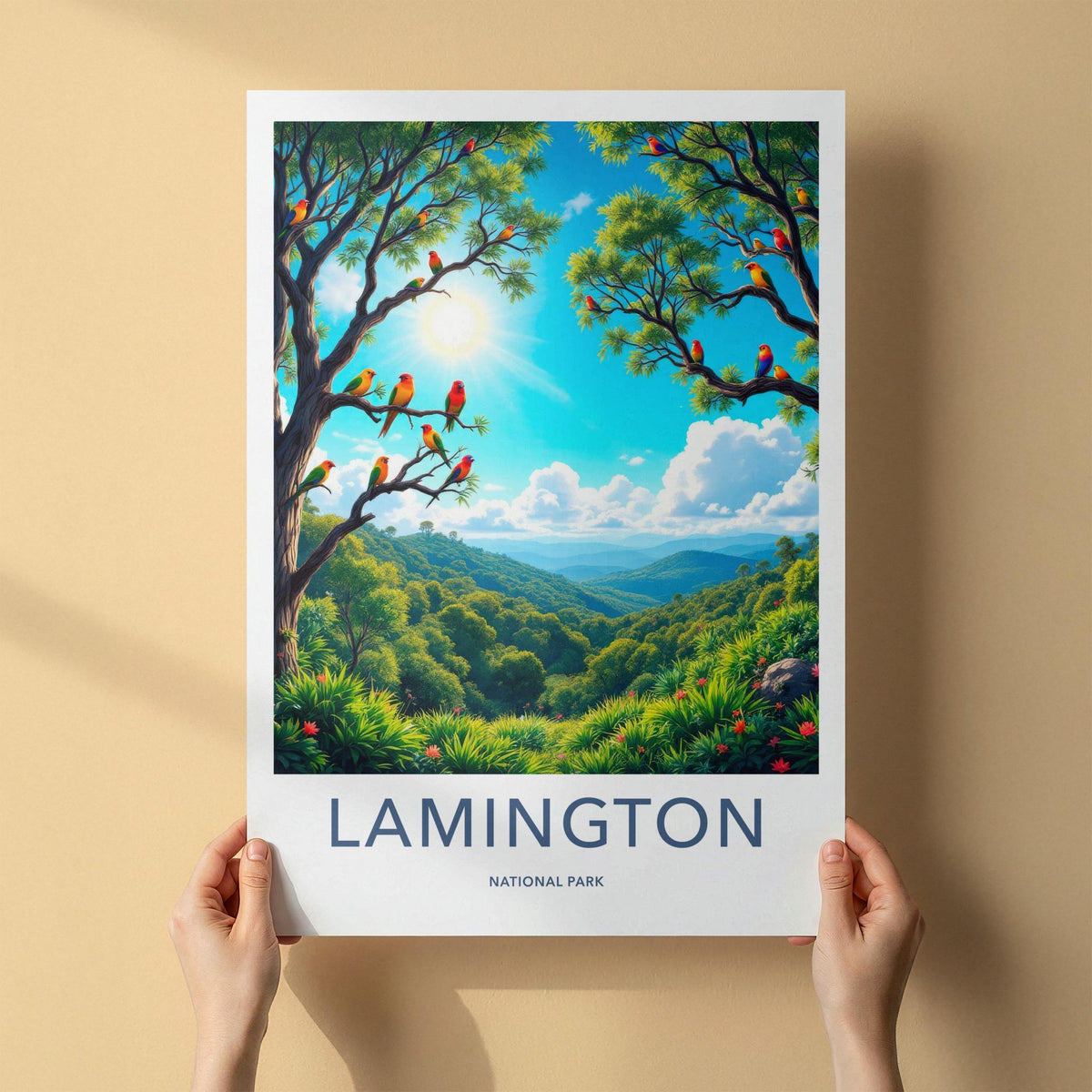 Lamington National Park Poster - Vibrant Rainforest Wall Art & Scenic