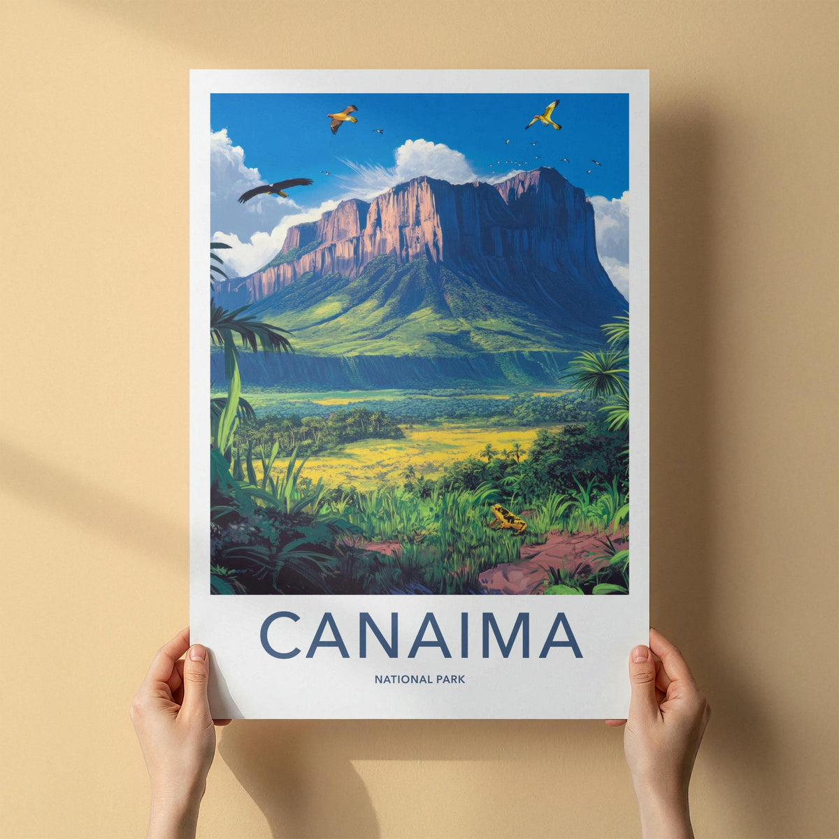 Canaima National Park Poster - Tropical Rainforest Print