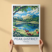 Peak District Poster - Scenic Landscape Art
