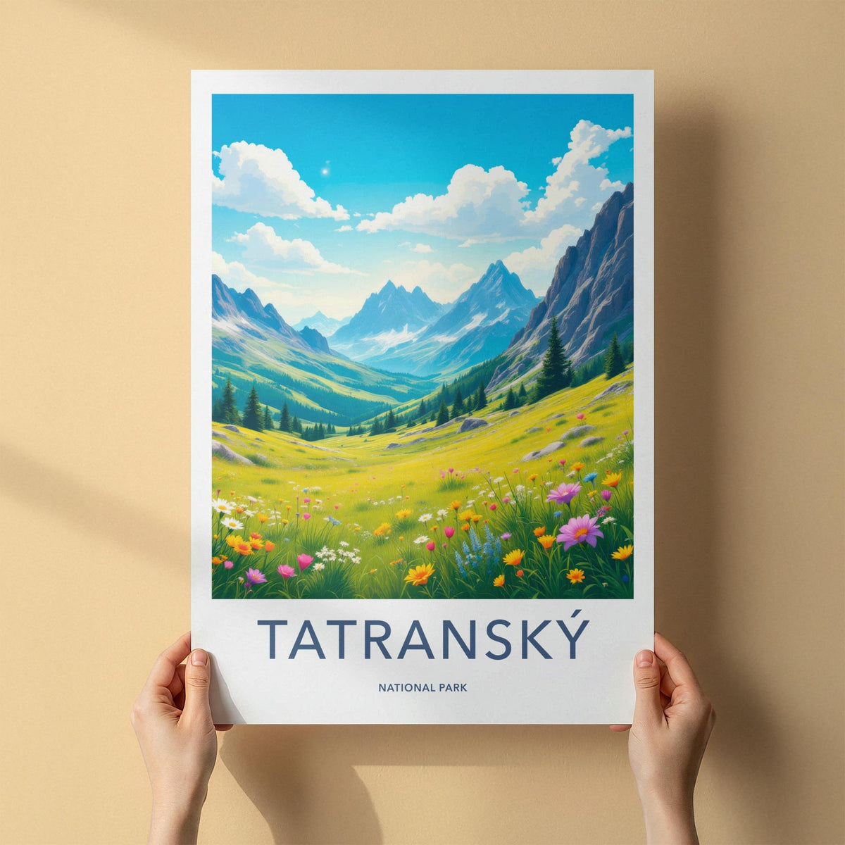 Tatranský National Park Poster - Scenic Mountain Wall Decor