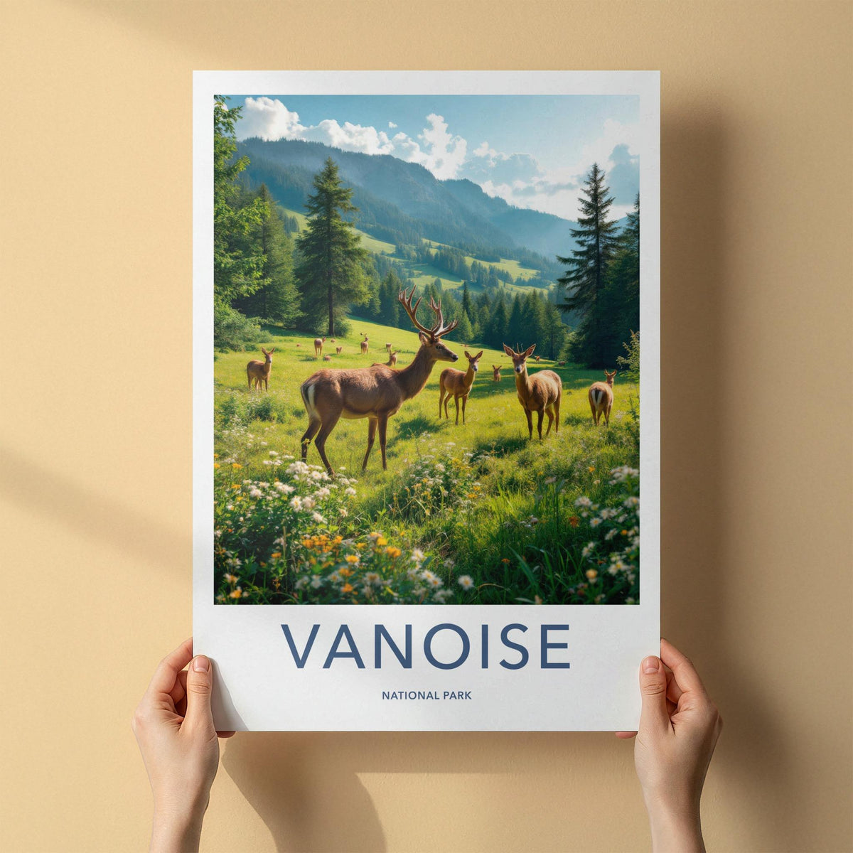 Vanoise National Park Poster - France Wall Art With Alpine Landscape