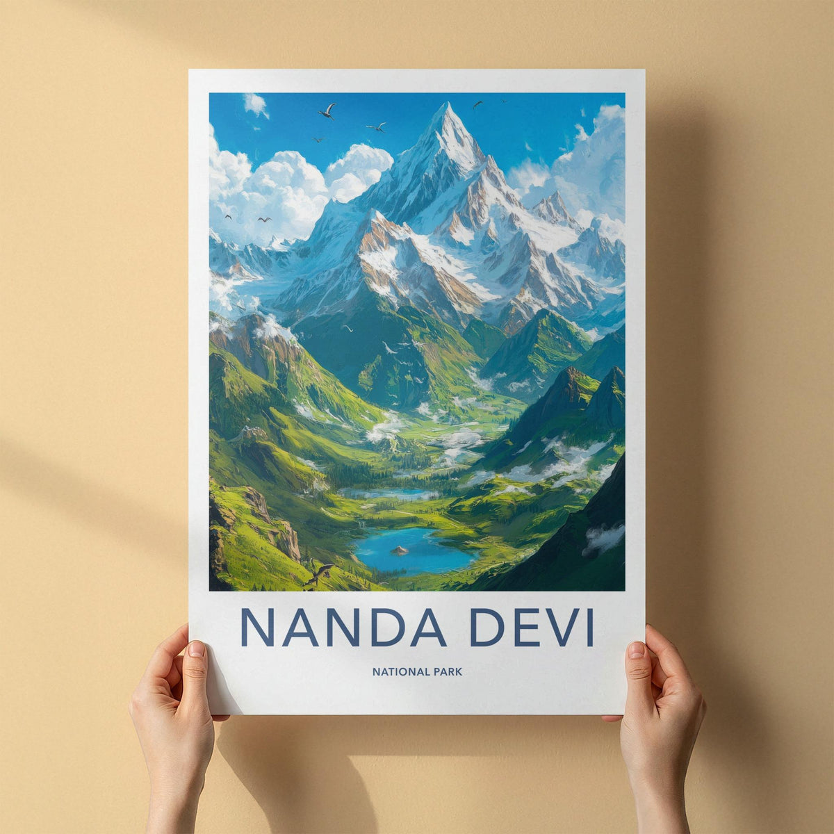 Nanda Devi Poster - Himalayan Wall Decor