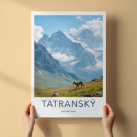 Tatranský National Park Poster - Slovakia Wall Art With Mountain