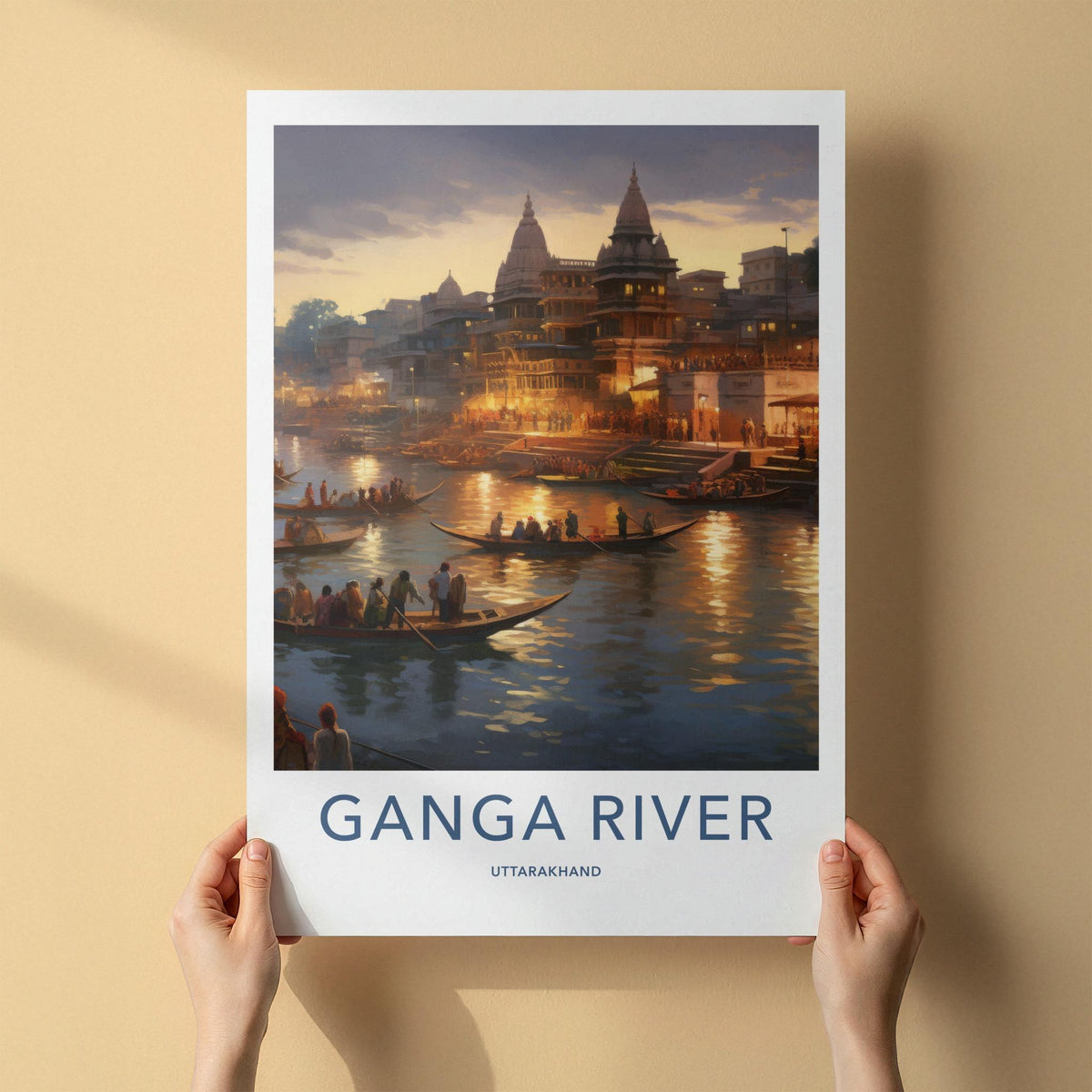 Uttarakhand Poster - Scenic Uttarakhand View Wall Art With Ancient
