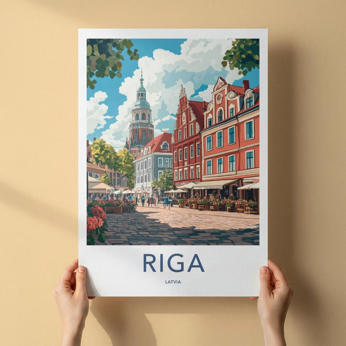 Riga Poster - Latvia Wall Art