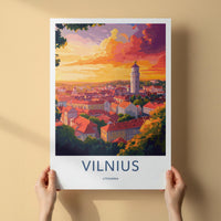 Vilnius Poster - Lithuania Wall Art