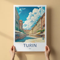 Turin Poster - Italy Wall Art Featuring Baroque Architecture & Mole