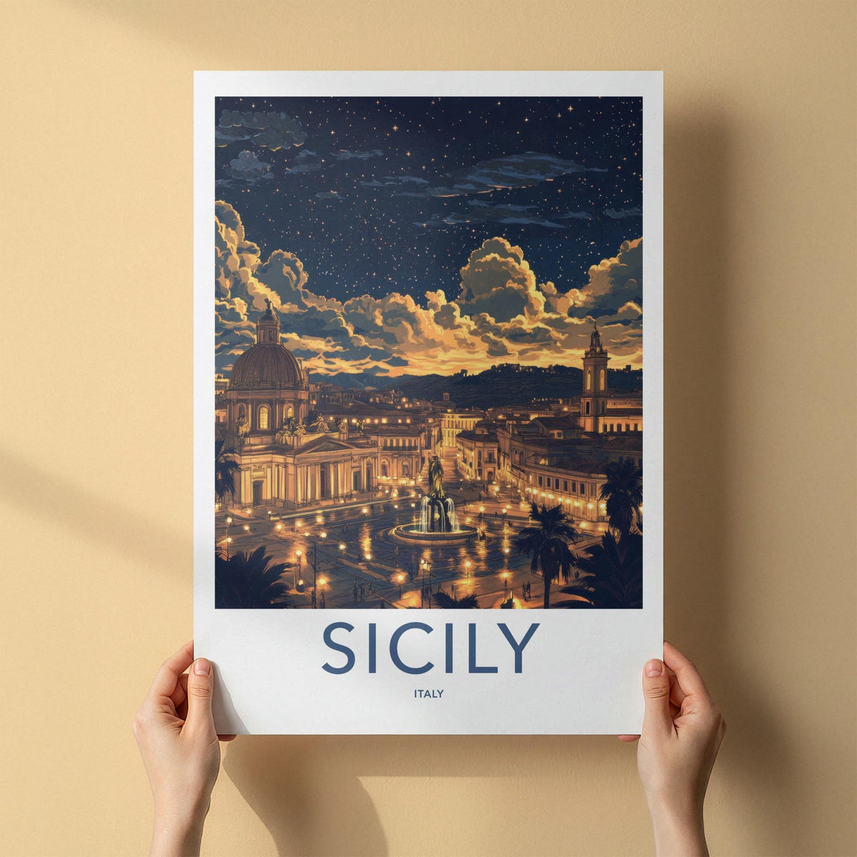 Sicily Wall Art - Italy Wall Decor