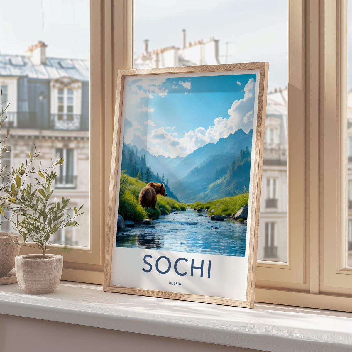Sochi National Park Poster - Scenic Nature Wall Art Landscape Poster