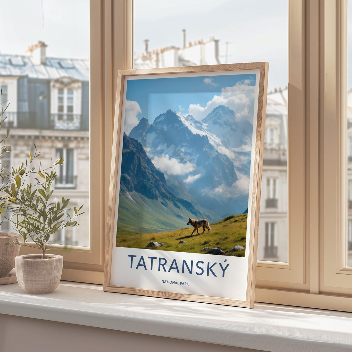 Tatranský National Park Poster - Slovakia Wall Art With Mountain