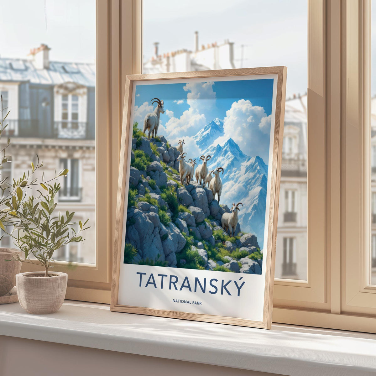 Tatranský National Park Poster - Alpine Landscape Wall Art & Scenic