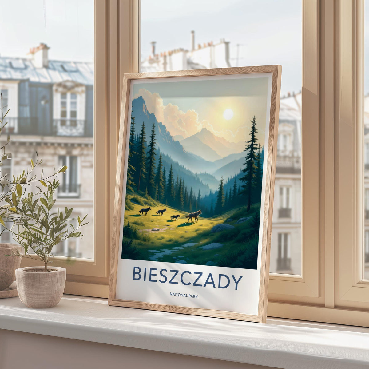 Bieszczady National Park Poster - Mountain Landscape Print & Polish