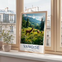 Vanoise National Park Poster - France Wall Art With Alpine Landscape