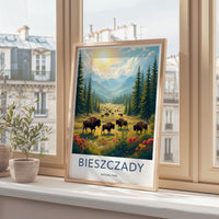 Bieszczady National Park Poster - Scenic Poland Landscape Print