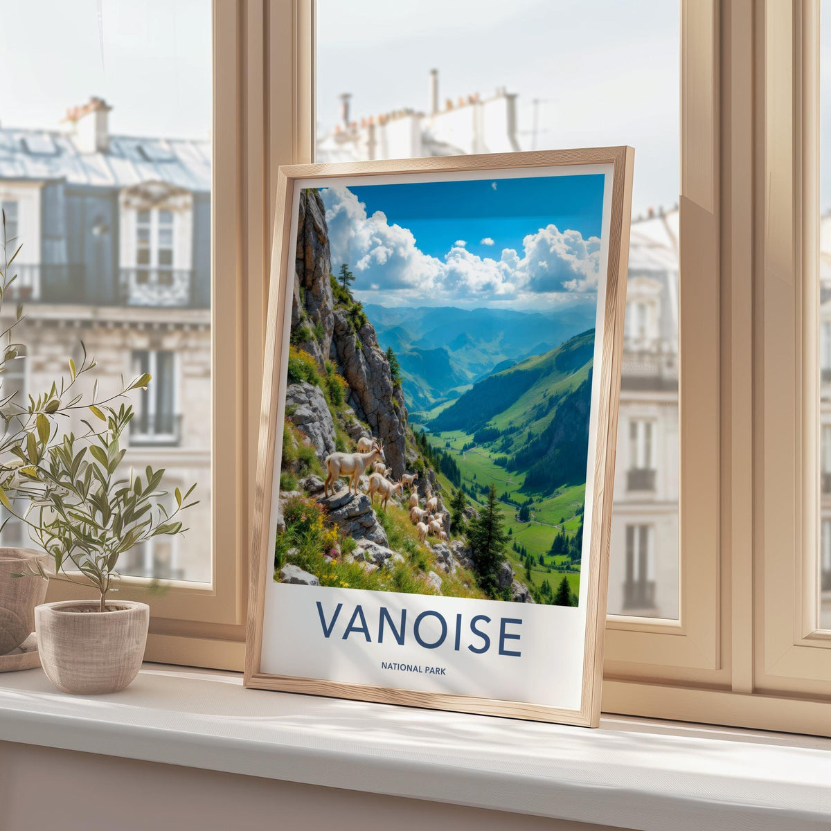 Vanoise National Park Poster - French Alps Mountain Scenery Wall Art