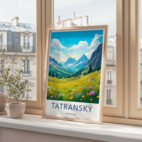 Tatranský National Park Poster - Scenic Mountain Wall Decor