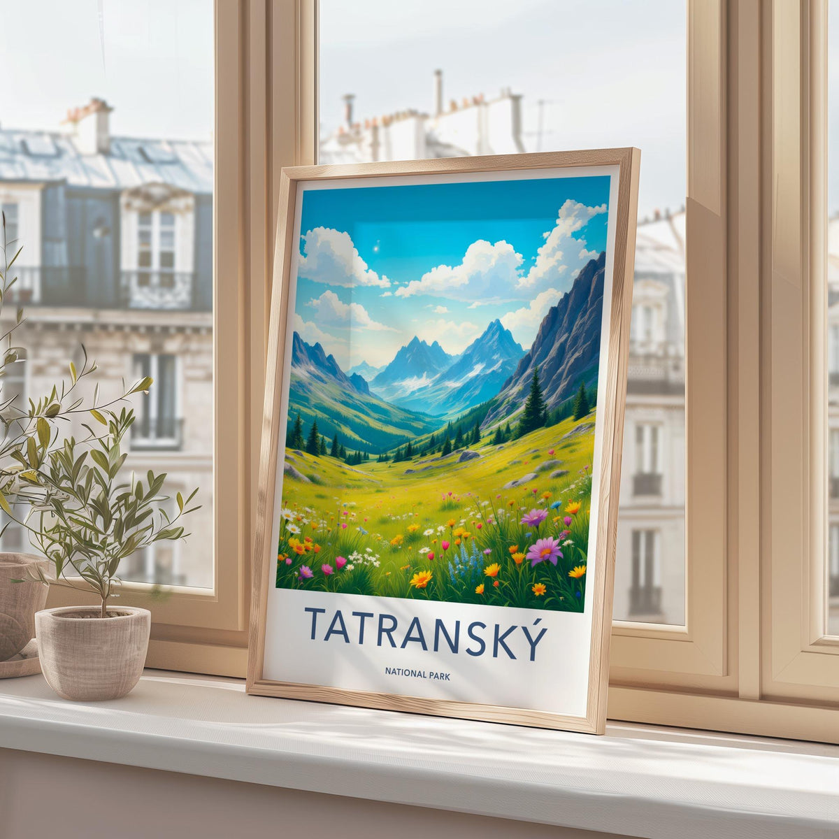 Tatranský National Park Poster - Scenic Mountain Wall Decor
