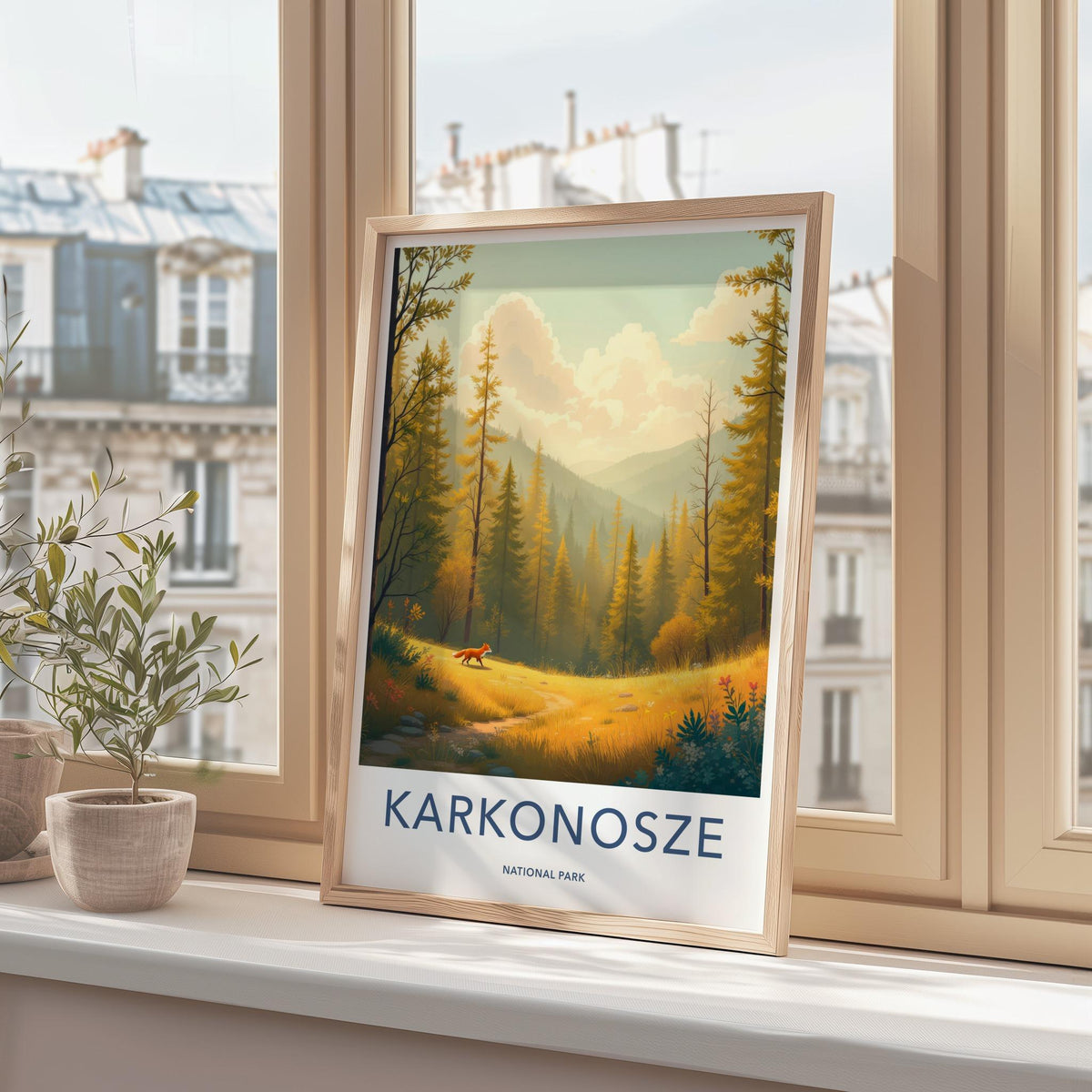Karkonosze National Park Poster - Scenic Mountain Decor & Nature
