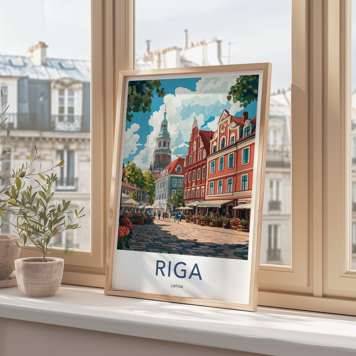 Riga Poster - Latvia Wall Art
