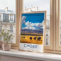 Chobe National Park Poster - African Safari Art