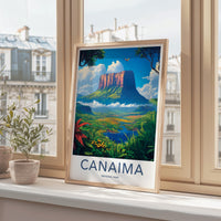 Canaima National Park Poster - Scenic Nature Wall Decor with Angel