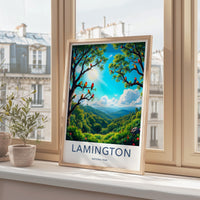 Lamington National Park Poster - Vibrant Rainforest Wall Art & Scenic