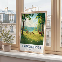 Karkonosze National Park Poster - Scenic Nature Poster with Polish