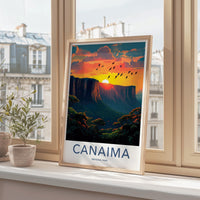 Canaima National Park Poster - Scenic Wall Print With Angel Falls