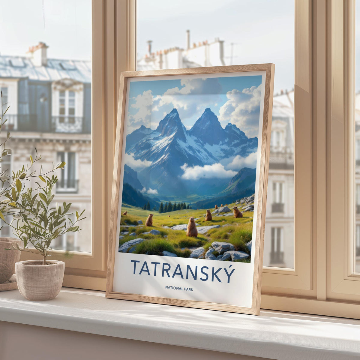Tatra National Park Poster - Scenic Mountain Scenery Print