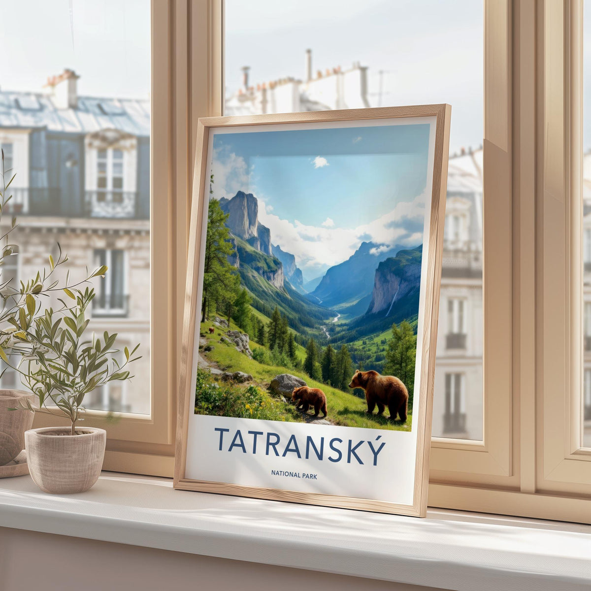 Tatranský National Park Poster - Mountain Landscape Art & Scenic