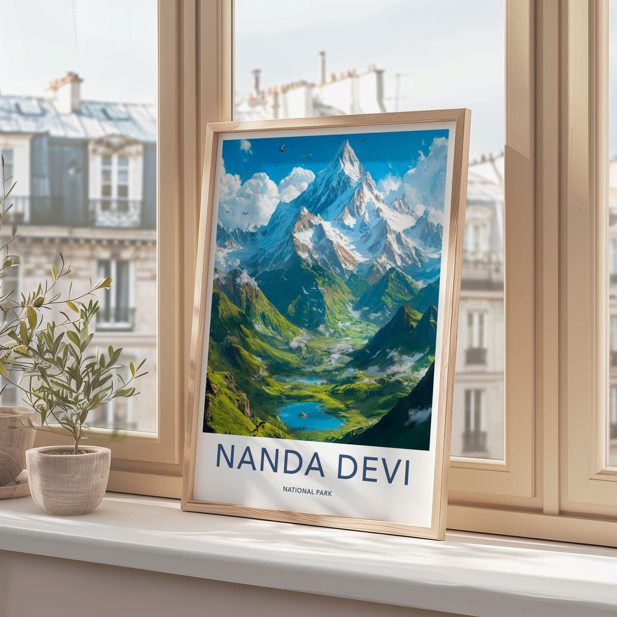 Nanda Devi Poster - Himalayan Wall Decor