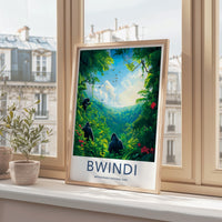 Bwindi National Park Poster - Uganda Wall Art