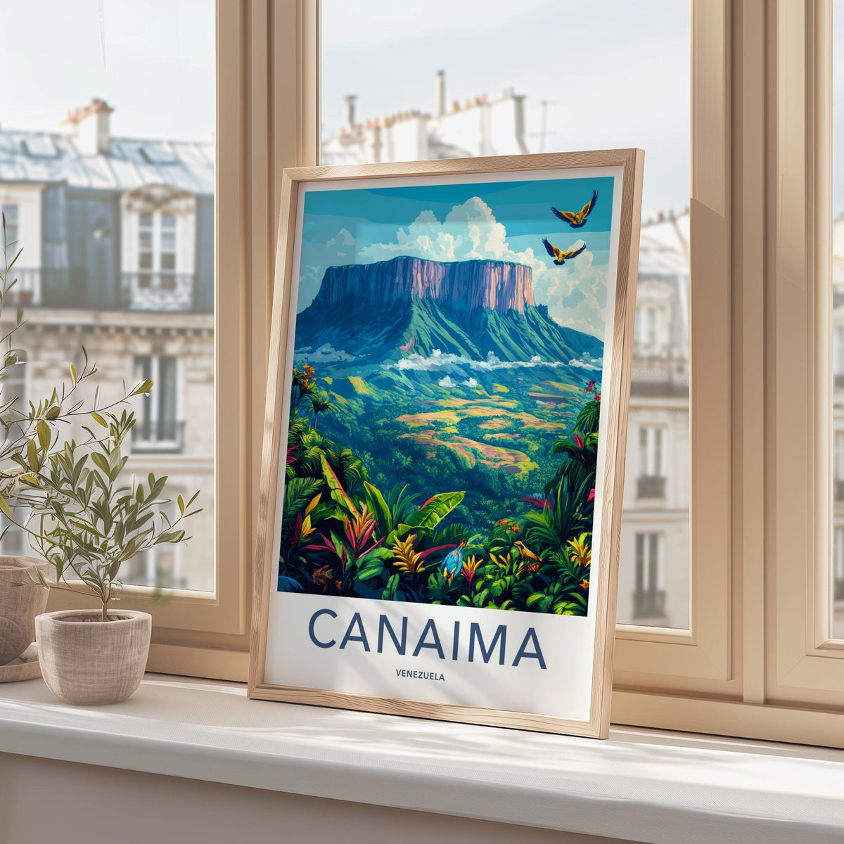 Canaima Poster - Venezuela Wall Art Featuring Tepuis Mountain