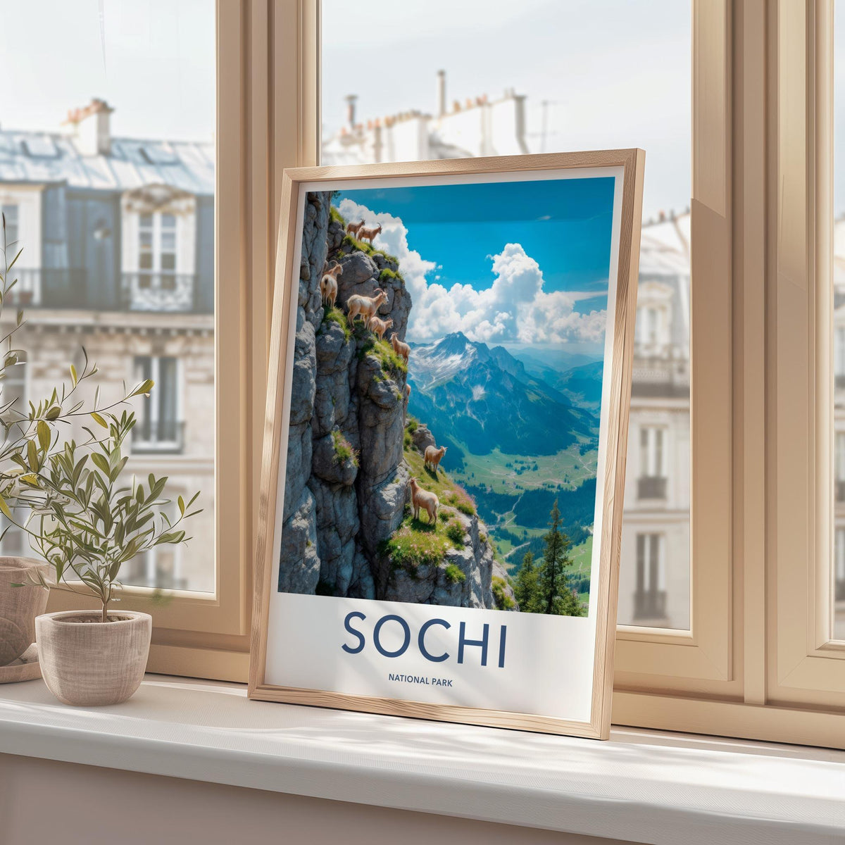 Sochi National Park Poster - Scenic Nature Print & Mountain Landscape