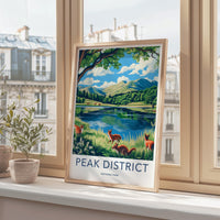 Peak District Poster - Scenic Landscape Art
