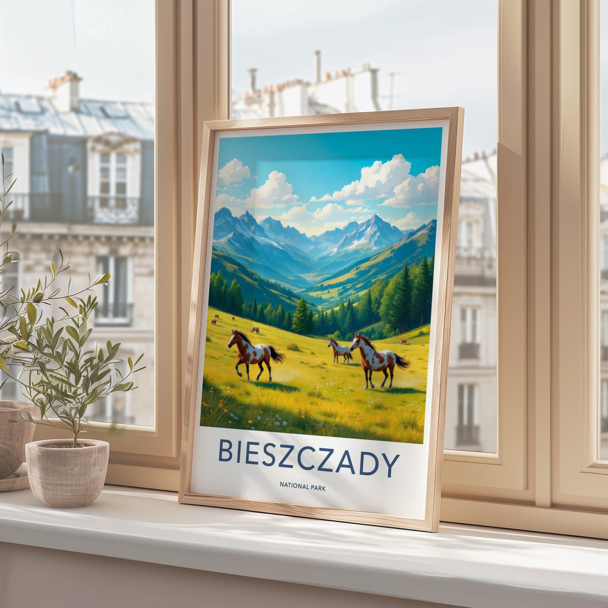 Bieszczady National Park Poster - Majestic Mountain Art & Scenic