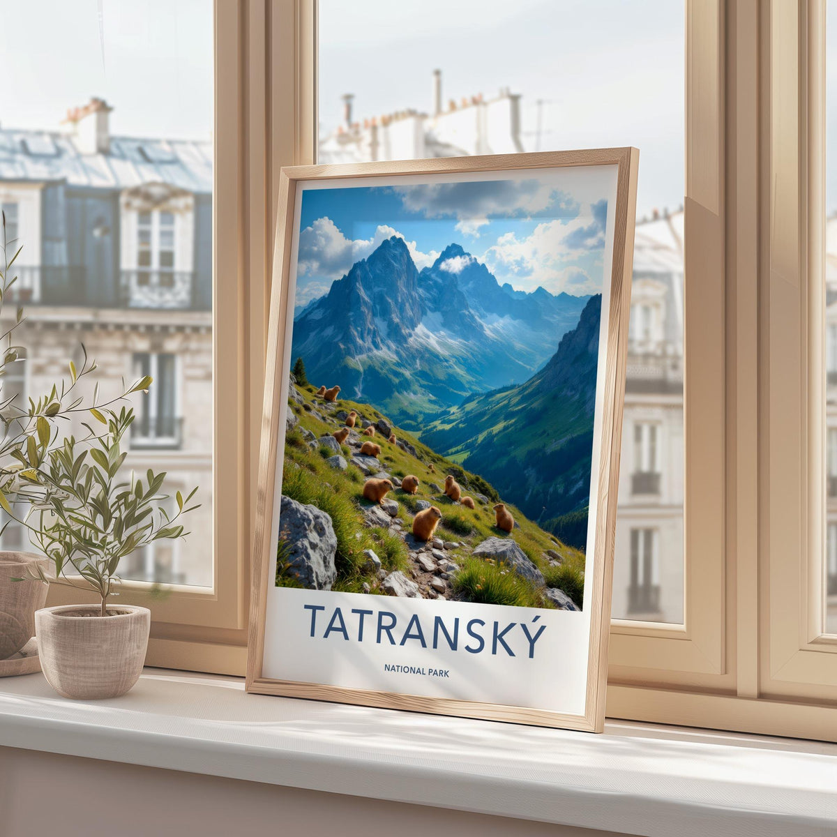 Tatra National Park Poster - Scenic Mountain View Wall Art for Rustic