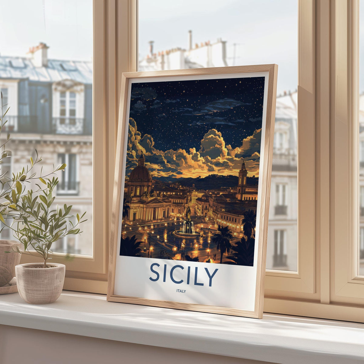 Sicily Wall Art - Italy Wall Decor