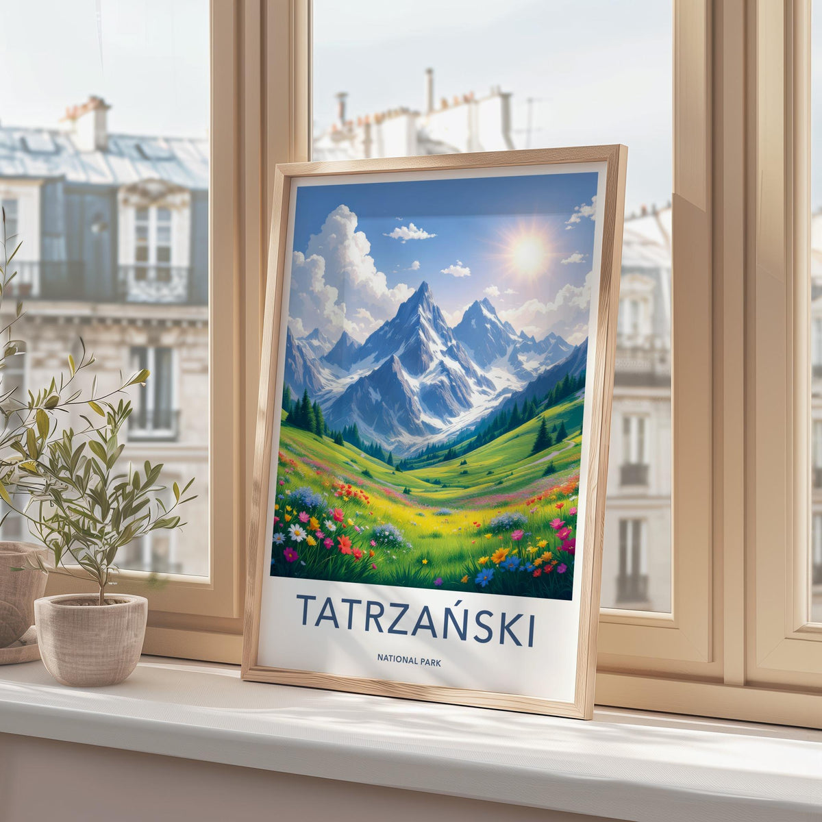 Tatrzański Poster - Scenic Mountain Landscape Print With Majestic