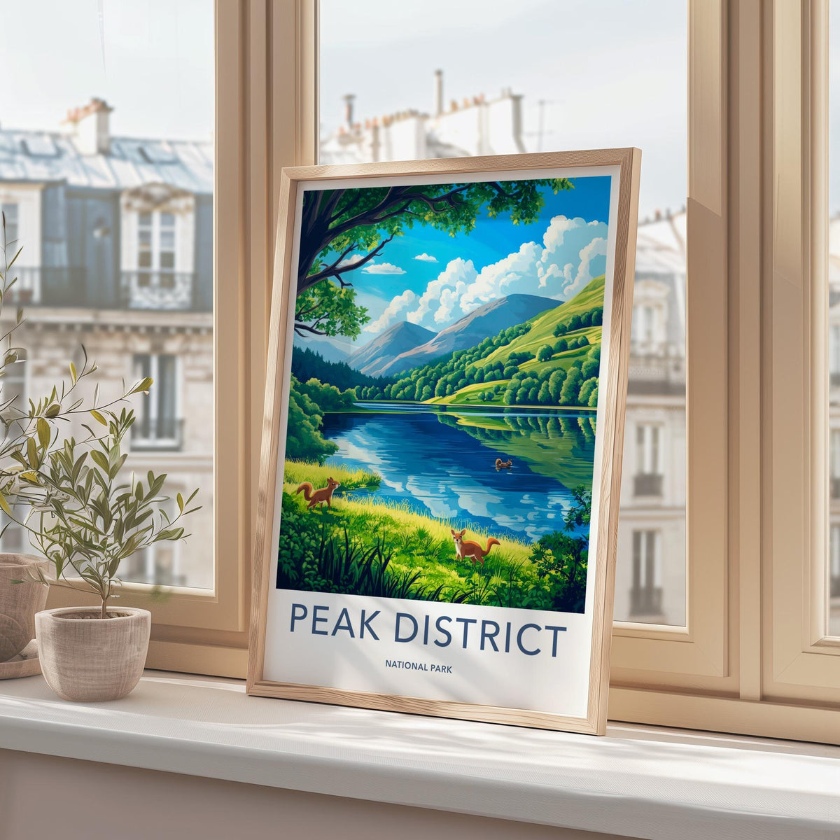 Peak District Poster - National Park Art