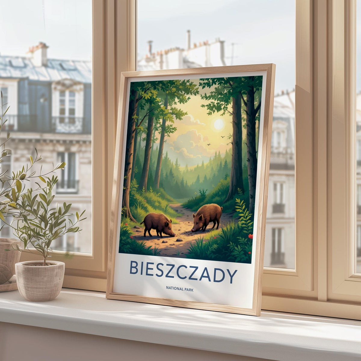 Bieszczady National Park Poster - Scenic Landscape Art & Wildlife