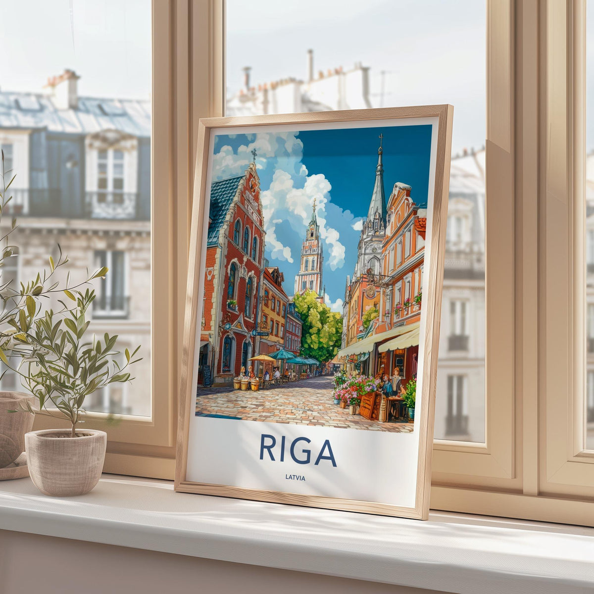 Riga Poster - Latvia Wall Art