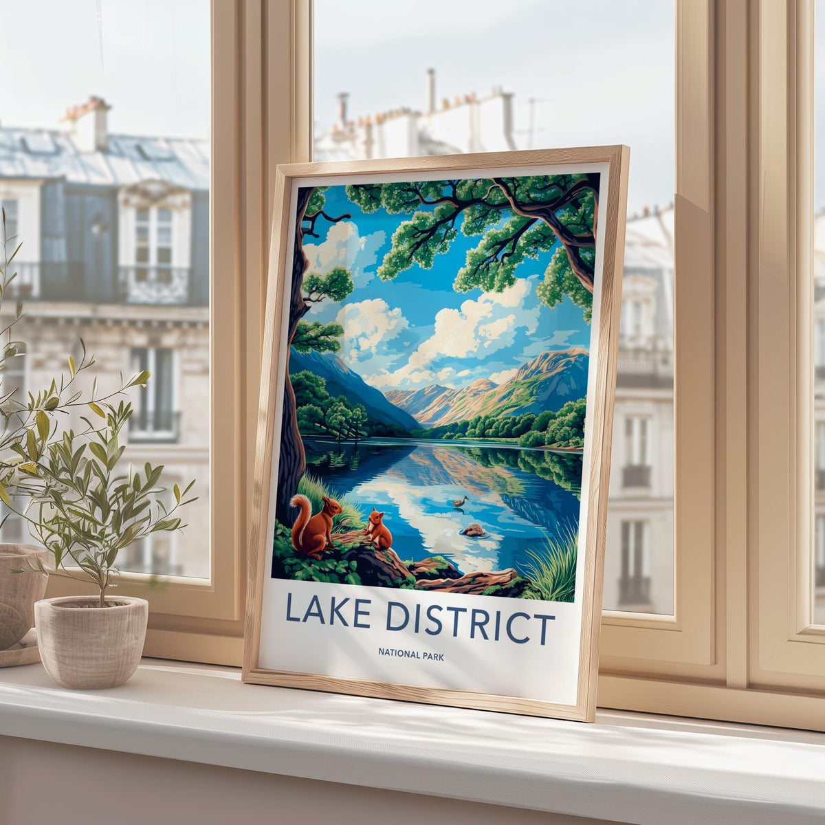 Lake District Poster - British Landscape Print