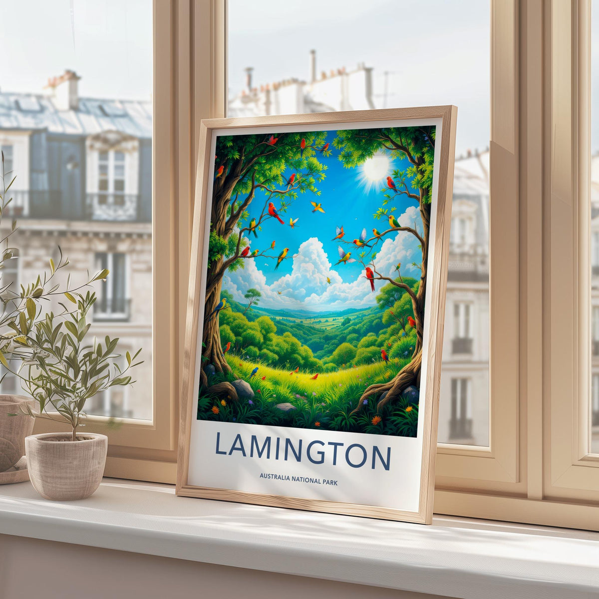 Lamington National Park Poster - Scenic Landscape Decor & Australian