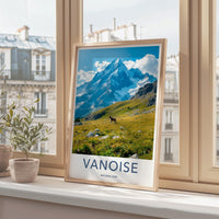 Vanoise National Park Poster - French Alps Wall Decor & Mountain