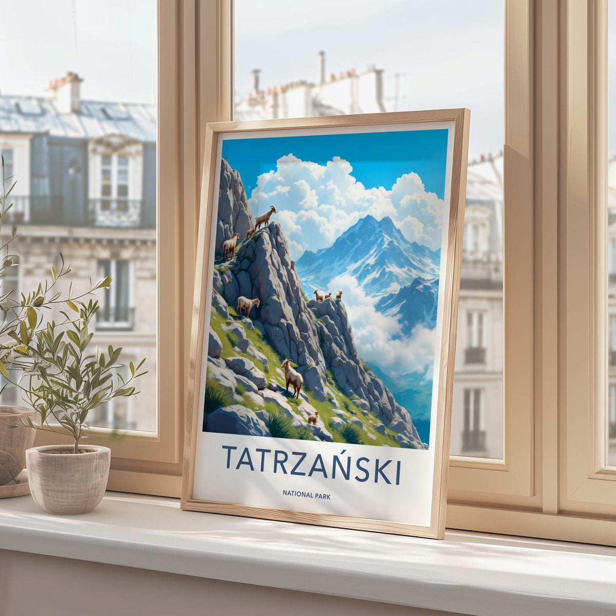 Tatra National Park Poster - Alpine Landscape Print With Mountain