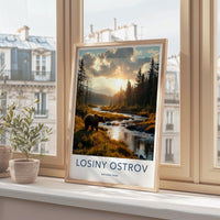 Losiny Ostrov Poster - Scenic Nature Print & Wildlife Wall Art