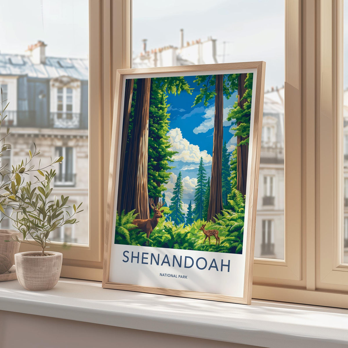 Shenandoah National Park Poster - Scenic Skyline Drive Art & Nature
