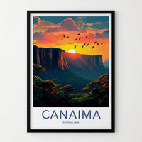 Canaima National Park Poster - Scenic Wall Print With Angel Falls
