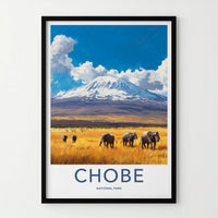 Chobe National Park Poster - African Safari Art